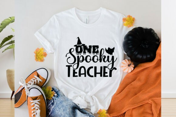 Download One Spooky Teacher SVG Cut File - Premium Resources